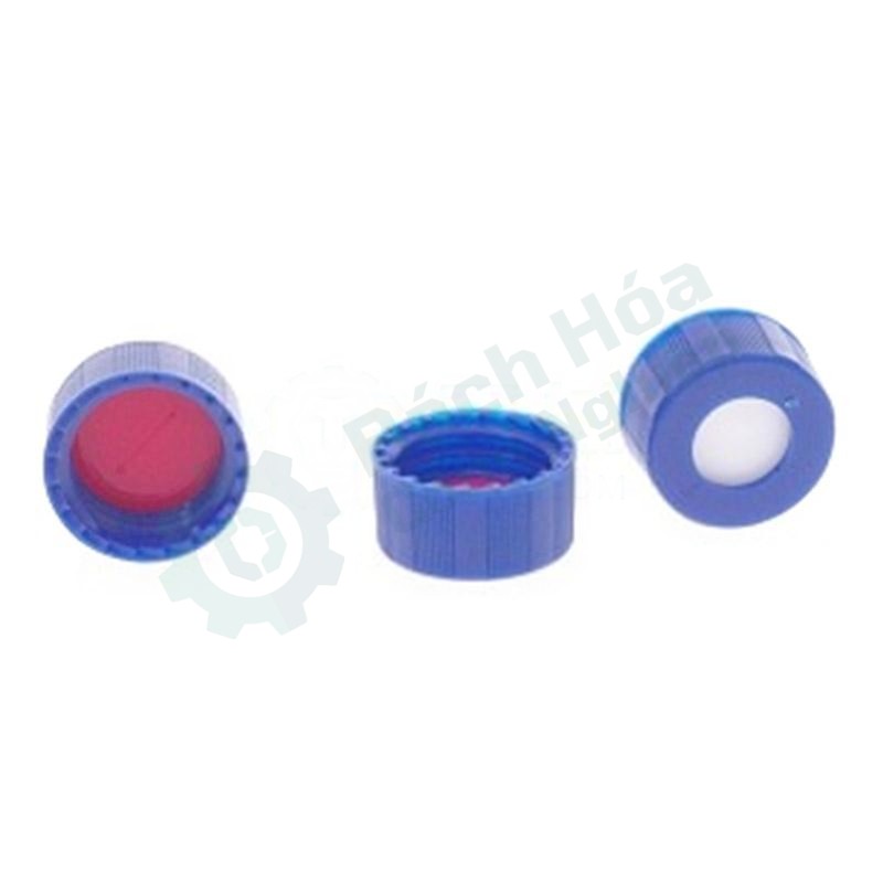 Nắp vặn 9mm có lỗ kèm đệm tiền cắt silicon/PTFE CNW VEAP-5397-09B-100
