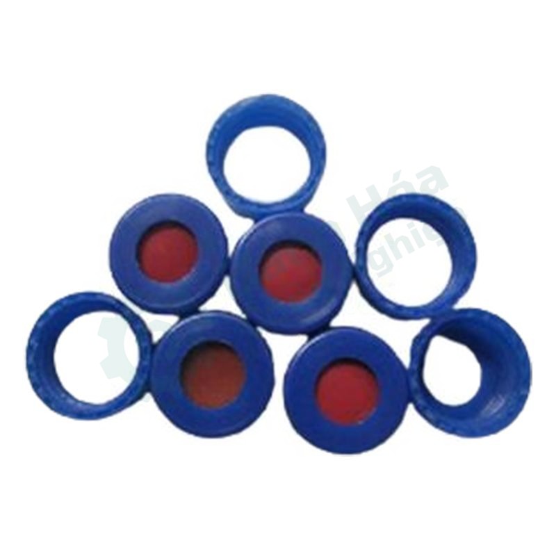 Nắp vặn xanh kèm đệm PTFE/silicon tiền cắt AGILENT 5183-2076
