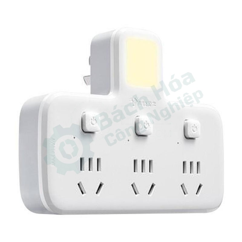 Ổ cắm chia 3 đèn ngủ BULL GN-96033Y