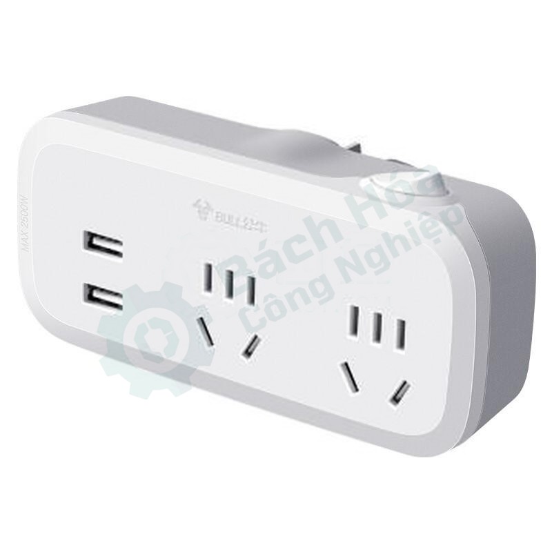 Ổ cắm chia có cổng USB BULL GN-934Q