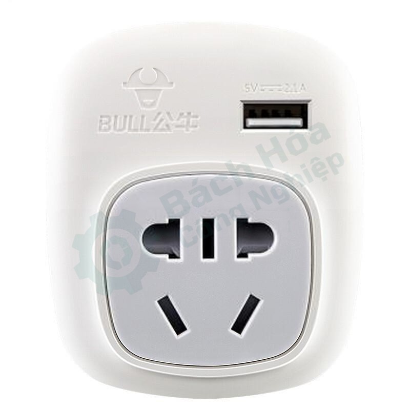 Ổ cắm chuyển đổi du lịch (Mỹ sang quốc chuẩn) BULL GN-911A