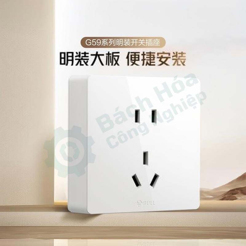 Ổ cắm có công tắc (mặt nổi) BULL G59E333A