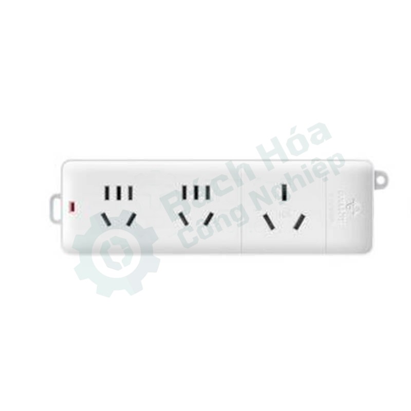 Ổ cắm điện kéo dài 3 vị trí 16A không công tắc BULL 405DW