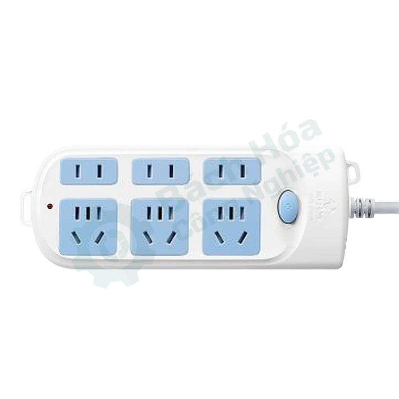 Ổ cắm điện kéo dài (6 vị trí, dài 1.8m) BULL GN-609