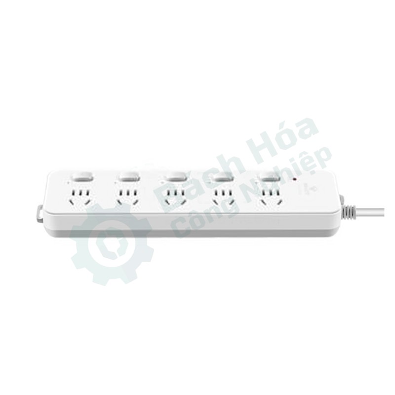 Ổ cắm điện kéo dài bảo vệ quá tải (5 vị trí 5 lỗ, dài 5m) BULL GN-312
