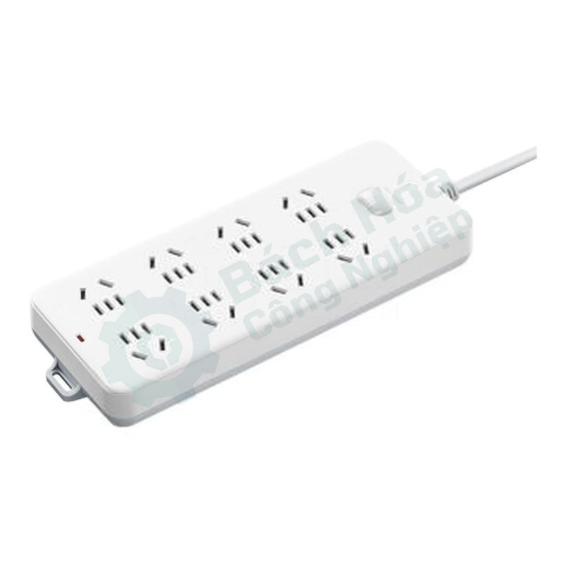 Ổ cắm điện kéo dài bảo vệ quá tải (8 vị trí 5 lỗ, dài 5m) BULL GN-217