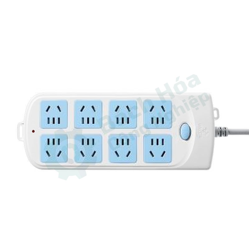 Ổ cắm điện kéo dài bảo vệ quá tải (8 vị trí 5 lỗ, dài 5m) BULL GN-604