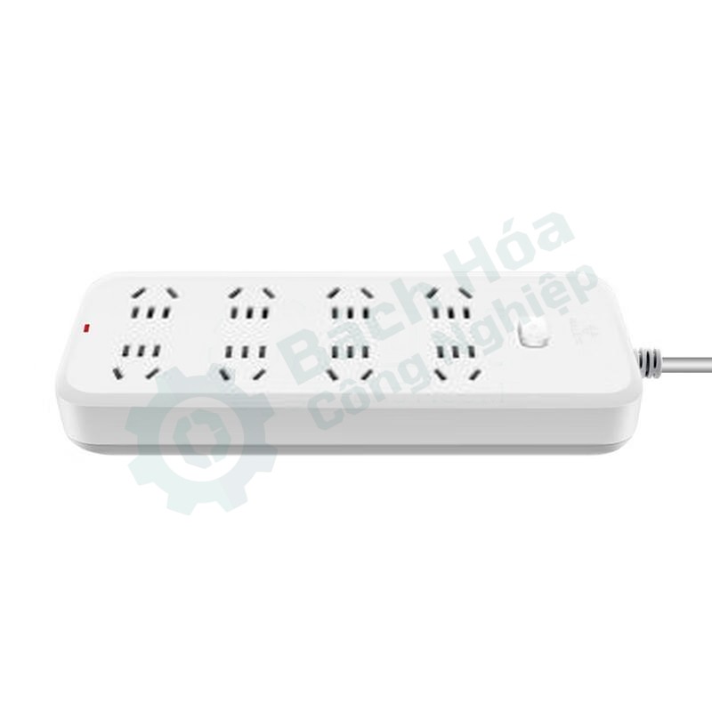 Ổ cắm điện kéo dài bảo vệ quá tải (8 vị trí 5 lỗ, dài 5m) BULL GN-B5080