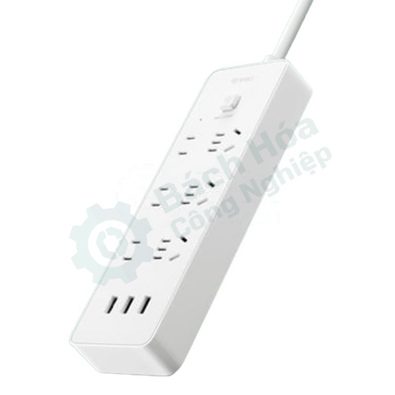 Ổ cắm điện kéo dài có USB BULL GN-B333U