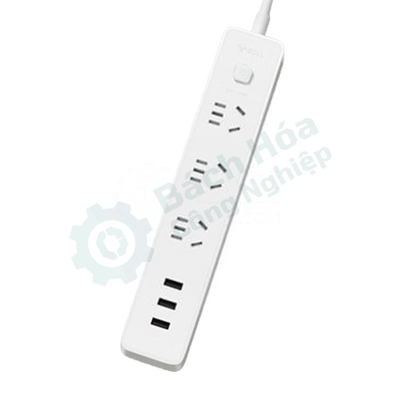 Ổ cắm điện kéo dài có USB BULL GN-B403U