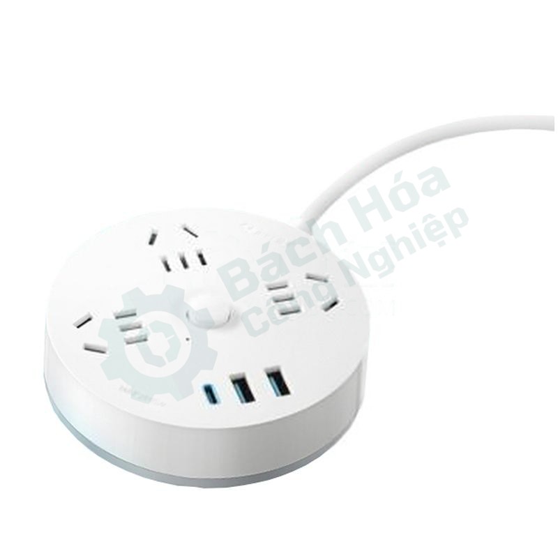 Ổ cắm điện kéo dài có USB/Type-C BULL GN-R203UQ