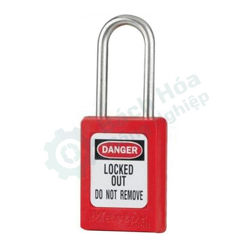 Ổ khóa an toàn LOTO móc thép không gỉ MASTERLOCK 4.76mm