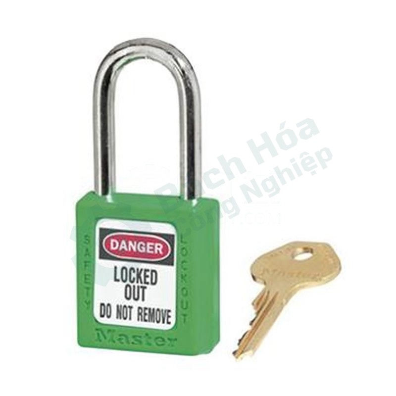 Ổ khóa an toàn LOTO nhựa kỹ thuật MASTERLOCK 410GRN