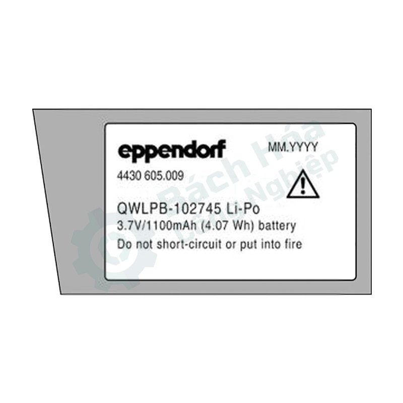 Pin lithium polymer cho pipette EPPENDORF 4430605009
