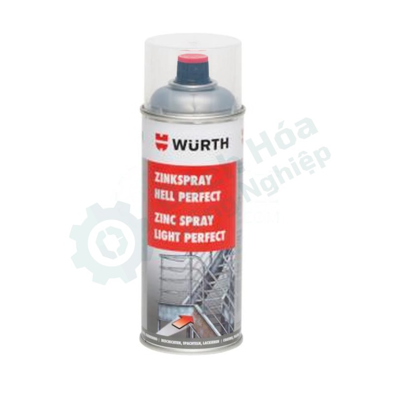 Sơn xịt mạ kẽm sáng toàn diện WURTH 893114114