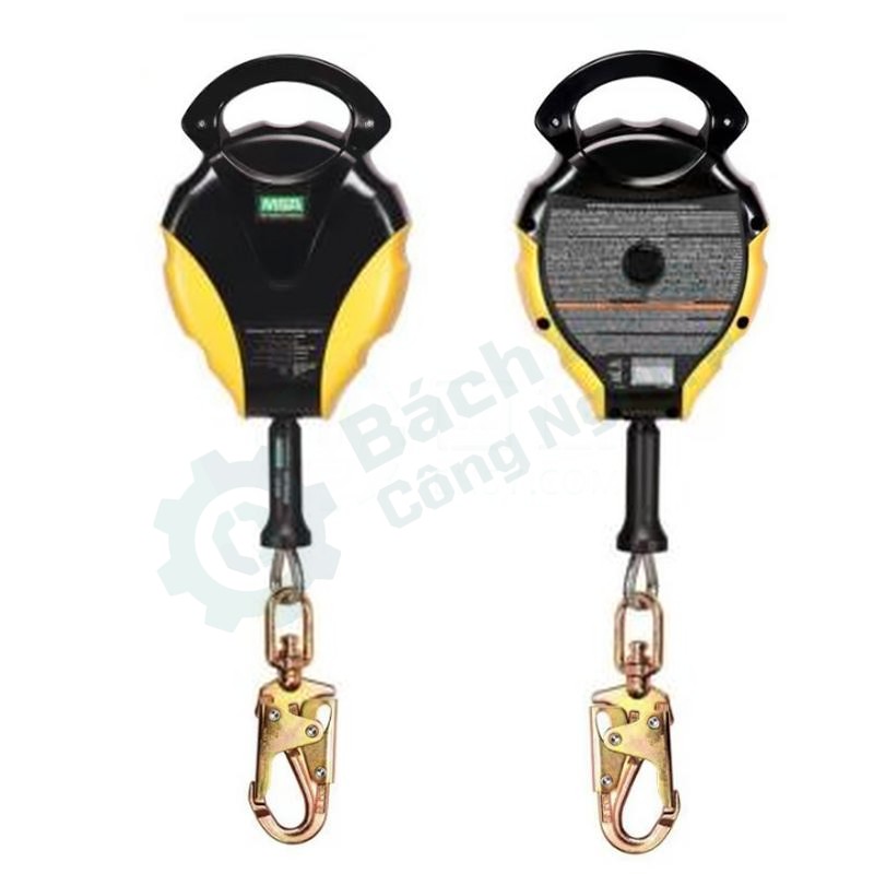 Thiết bị chống rơi ngã tự hãm (cáp mạ kẽm 15m) MSA 10127257