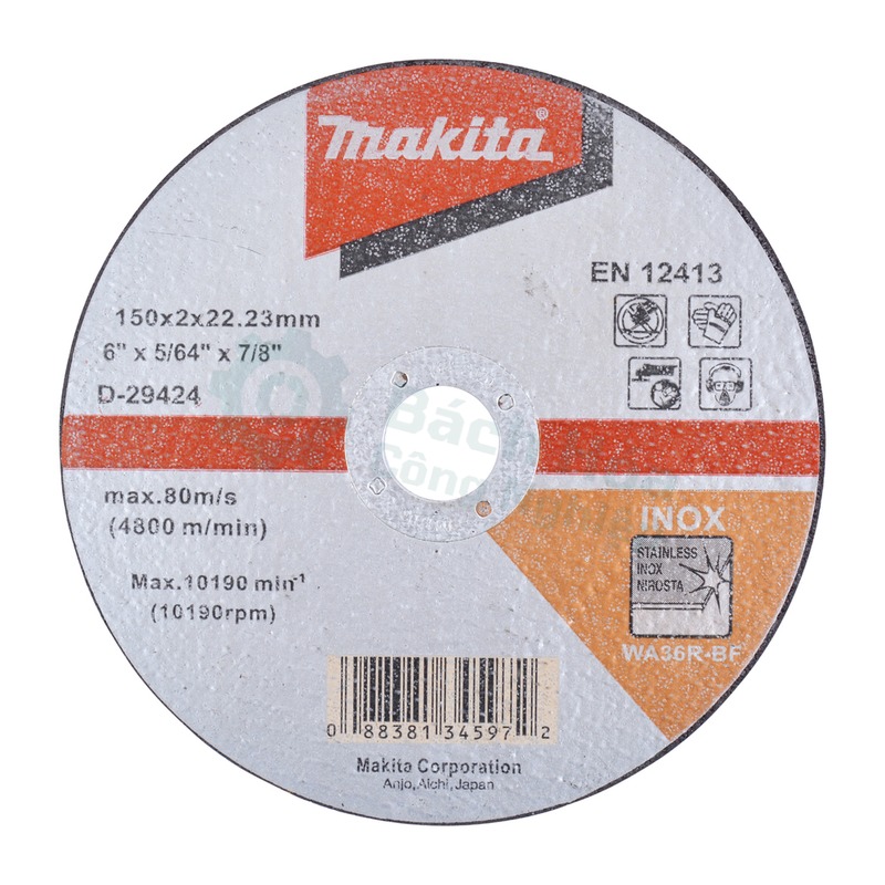 Thin cutting Đĩa containing cho máy mài góc - Makita D-29424
