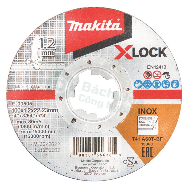 Thin cutting Đĩa containing cho máy mài góc - Makita E-00505