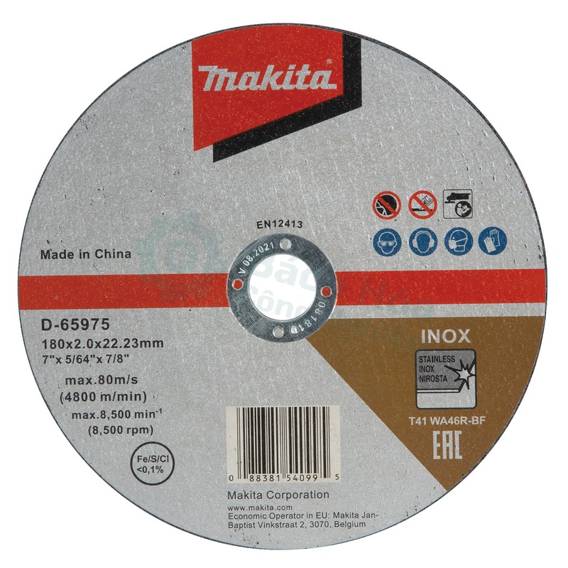 Thin inox thép cắt Makita D-65975
