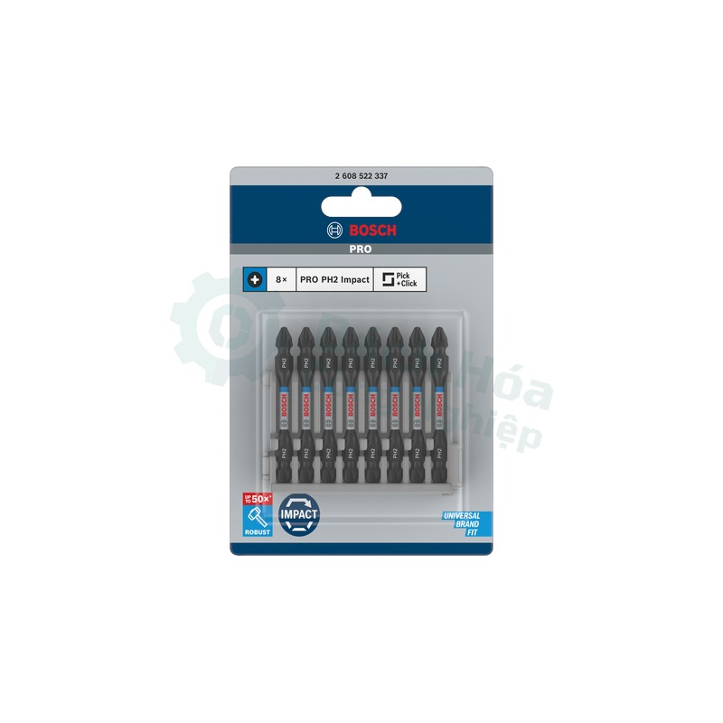 Tua vít Phillips ngắn Bosch PH2-65MM (65mm)