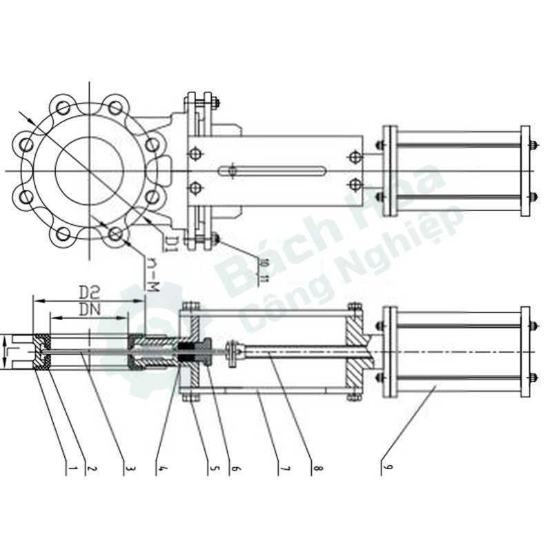 Van cổng YUANDA PZ673N-10P